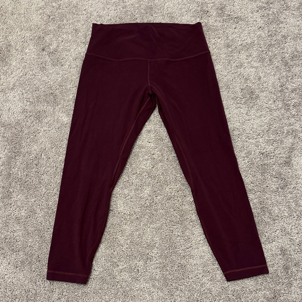 lululemon athletica Burgundy Leggings